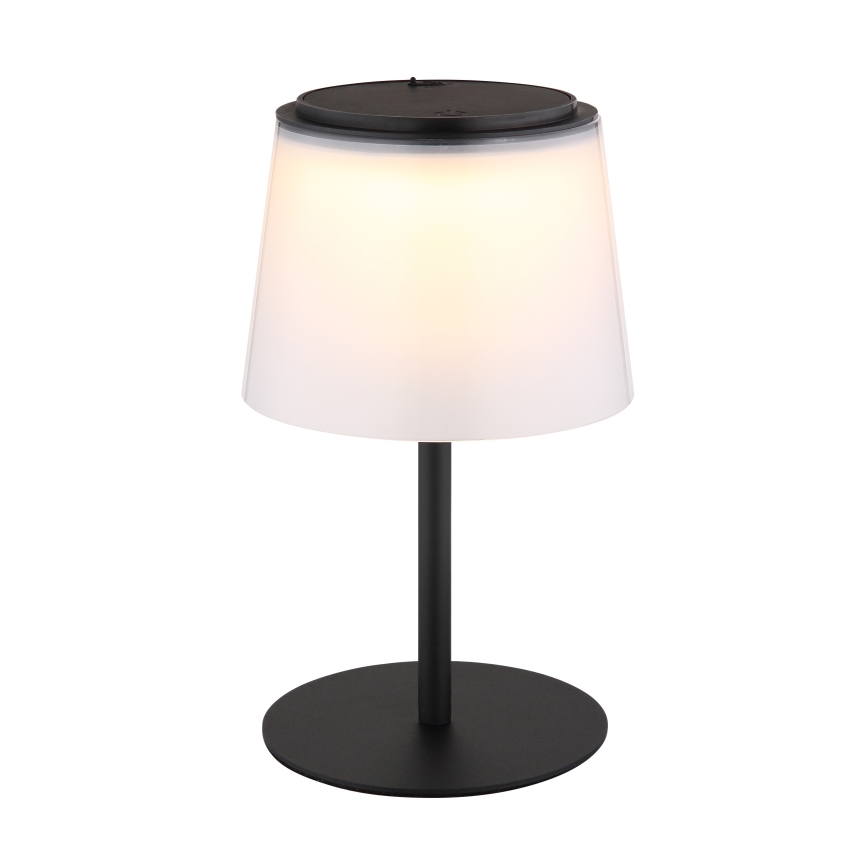Globo - Udendørs LED bordlampe m. touch-funktion dæmpbar LED/1,8W/5V IP44 1800 mAh sort/hvid