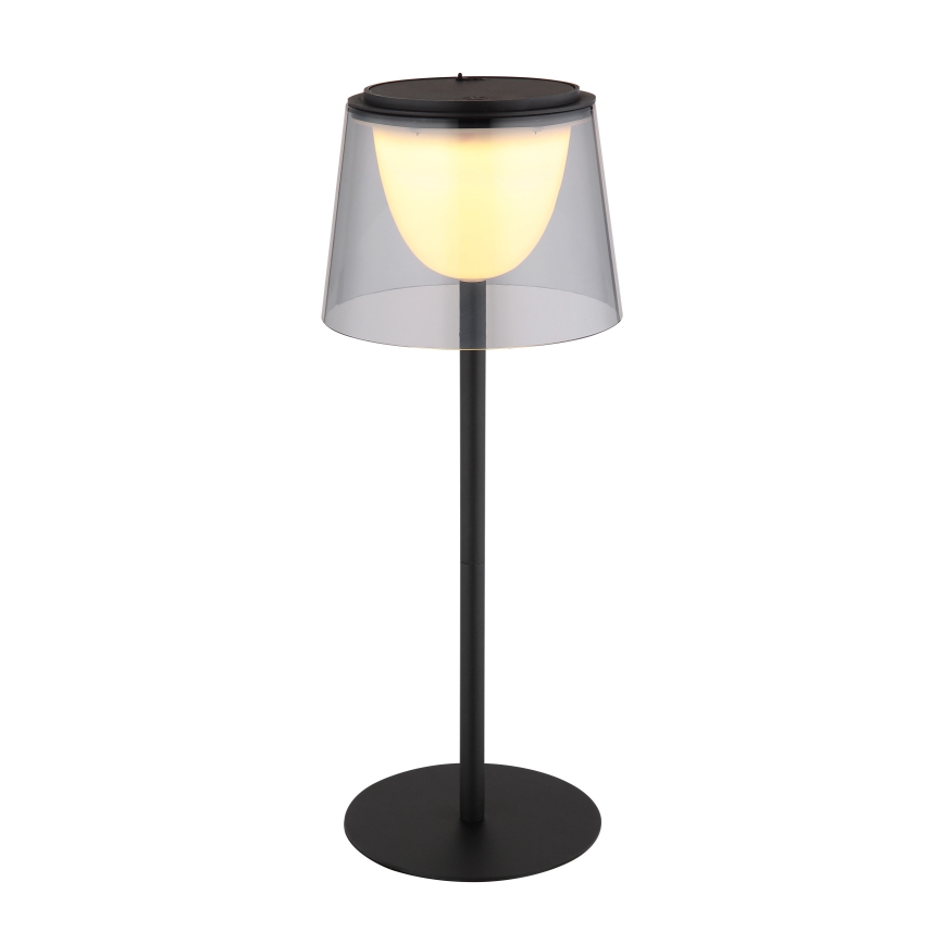 Globo - Udendørs LED bordlampe m. touch-funktion dæmpbar LED/1,8W/5V IP44 1800 mAh sort/røget