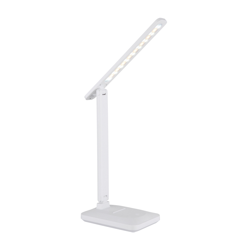Globo - LED bordlampe m. touch-funktion dæmpbar og genopladelig LED/3W/5V 2800/4000/6500K 1800 mAh hvid