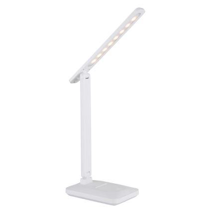 Globo - LED bordlampe m. touch-funktion dæmpbar og genopladelig LED/3W/5V 2800/4000/6500K 1800 mAh hvid