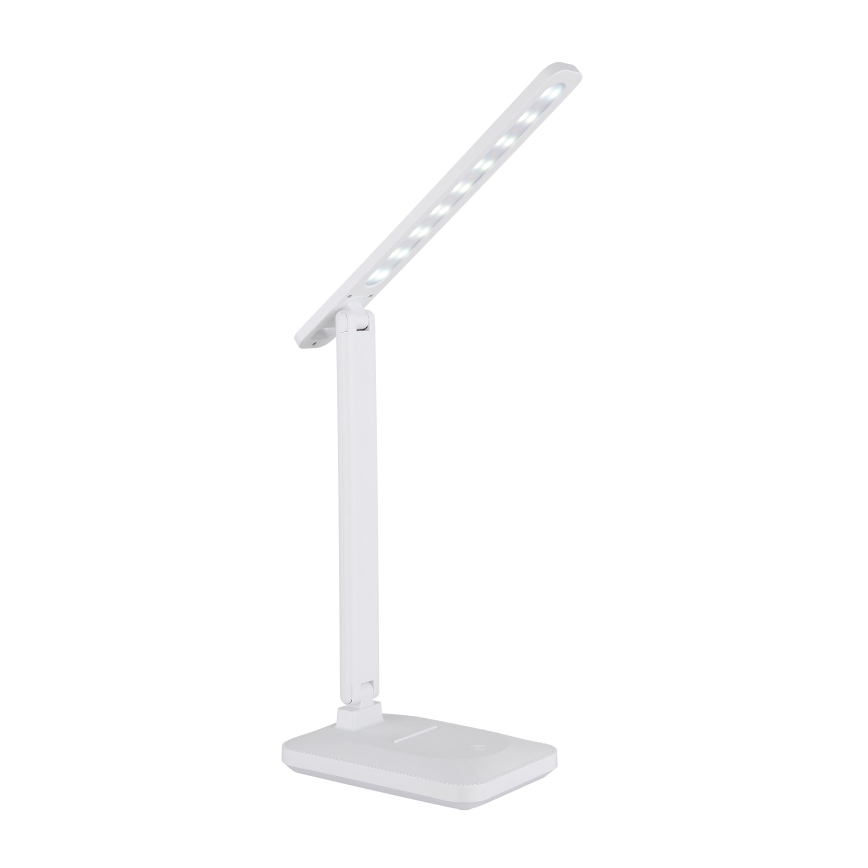 Globo - LED bordlampe m. touch-funktion dæmpbar og genopladelig LED/3W/5V 2800/4000/6500K 1800 mAh hvid