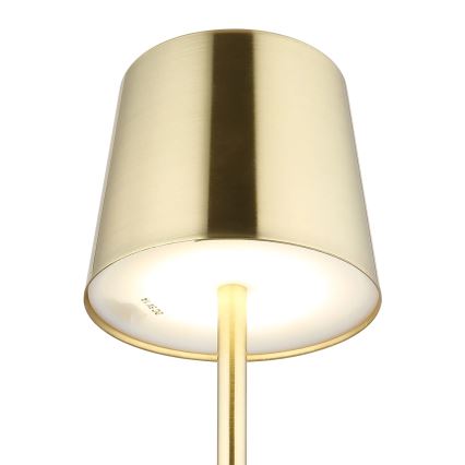 Globo - LED dæmpbar berøringsfølsom genopladelig bordlampe LED/2W/3,7V 3000/4000/6000K 2200 mAh guld