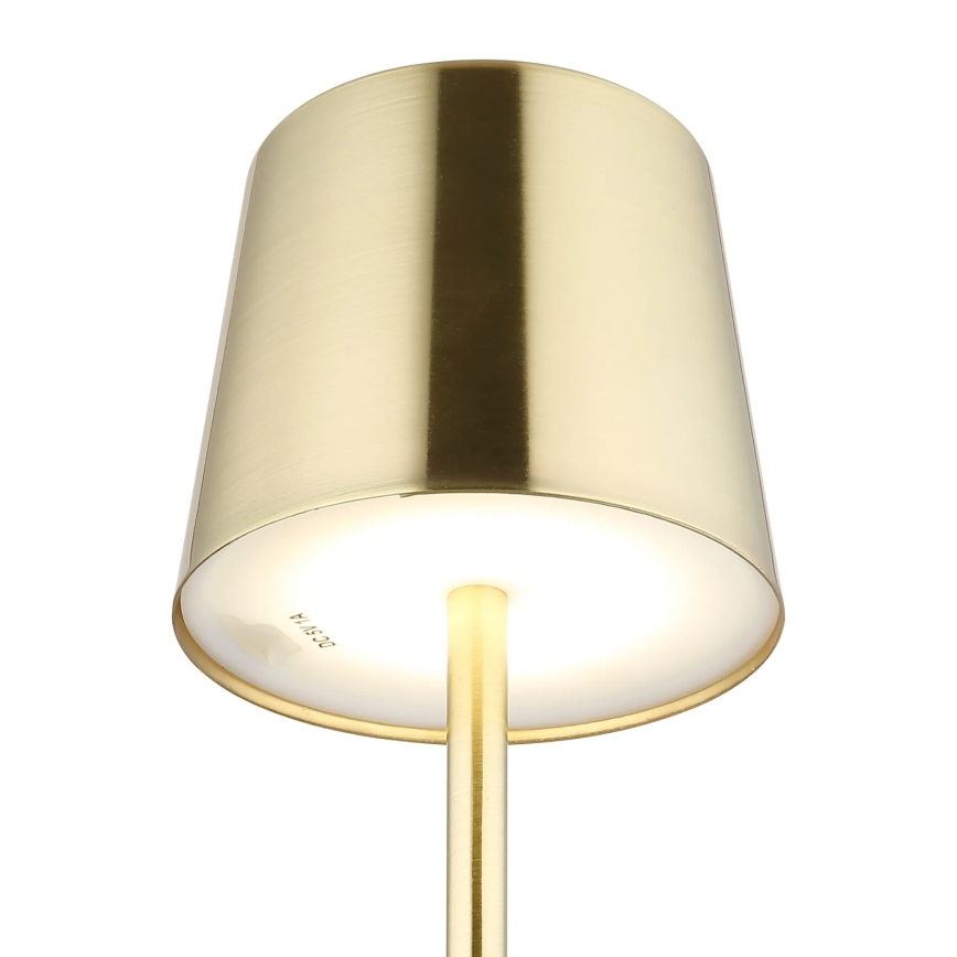Globo - LED dæmpbar berøringsfølsom genopladelig bordlampe LED/2W/3,7V 3000/4000/6000K 2200 mAh guld