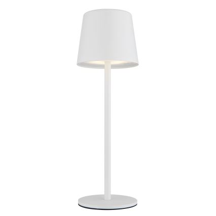 Globo - Udendørs LED bordlampe m. touch-funktion dæmpbar og genopladelig LED/2W/5V 3000/4000/6000K 2200 mAh IP44 hvid