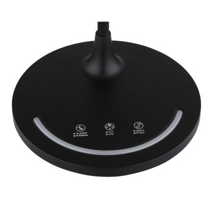 Globo - LED Dæmpbar fleksibel touch-funktion bordlampe LED/12W/230V 3000/4000/6500K CRI 90 sort