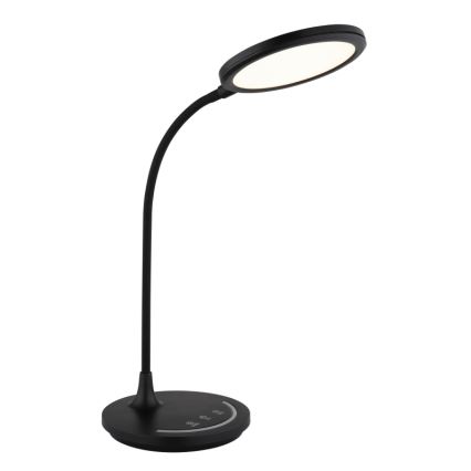 Globo - LED dæmpbar fleksibel touch bordlampe LED/12W/230V 3000/4000/6500K CRI 90 sort