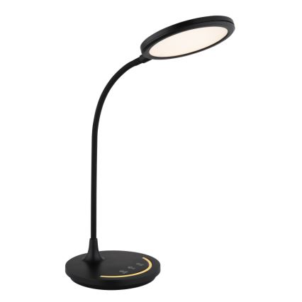Globo - LED dæmpbar fleksibel touch bordlampe LED/12W/230V 3000/4000/6500K CRI 90 sort