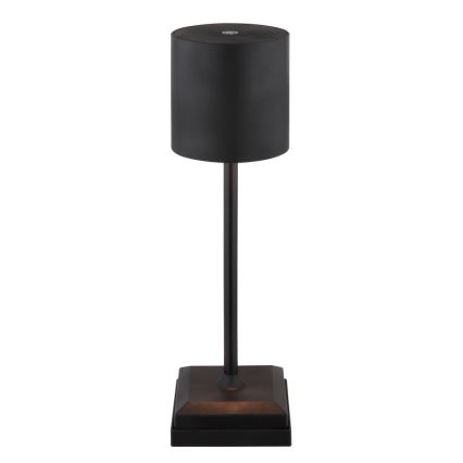 Globo - dæmpbar berøringsbetjent genopladelig LED-bordlampe LED/1,5W/5V 2200 mAh sort