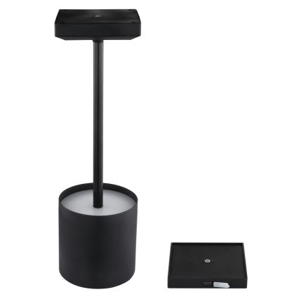 Globo - dæmpbar berøringsbetjent genopladelig LED-bordlampe LED/1,5W/5V 2200 mAh sort