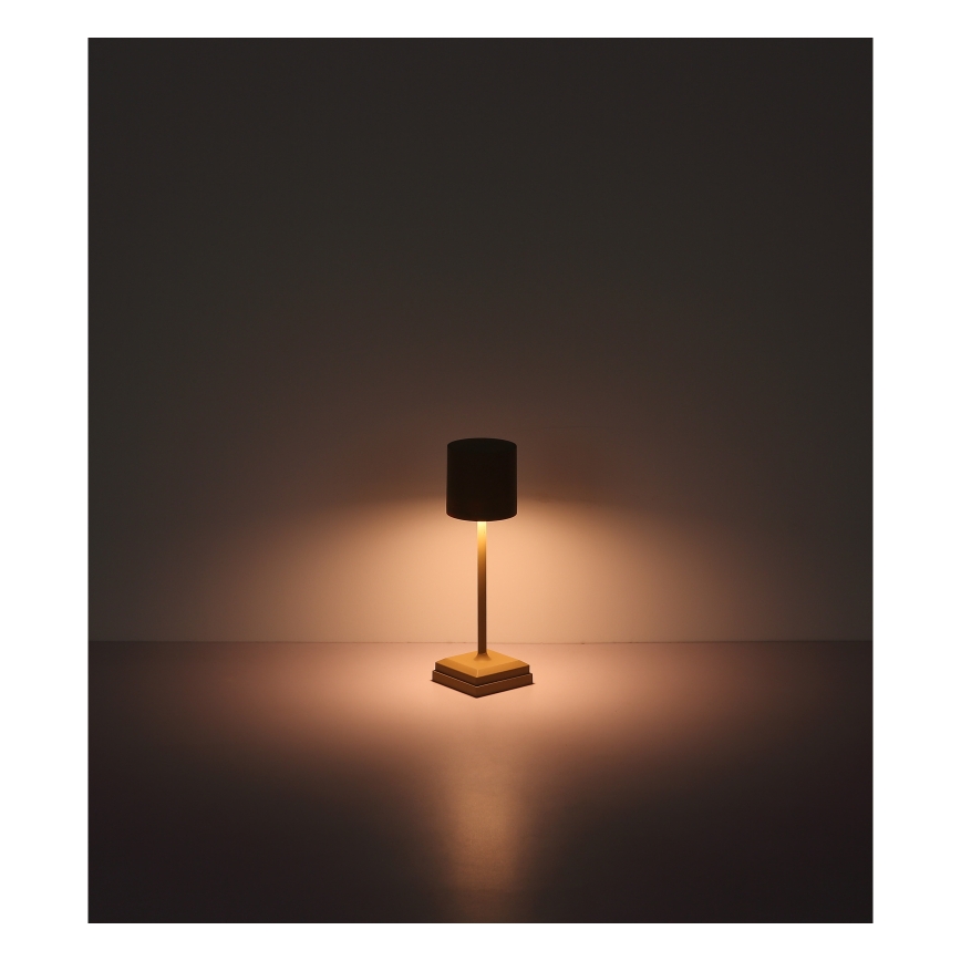 Globo - Dæmpbar berøringsbetjent genopladelig LED-bordlampe LED/1,5W/5V 2200 mAh beige