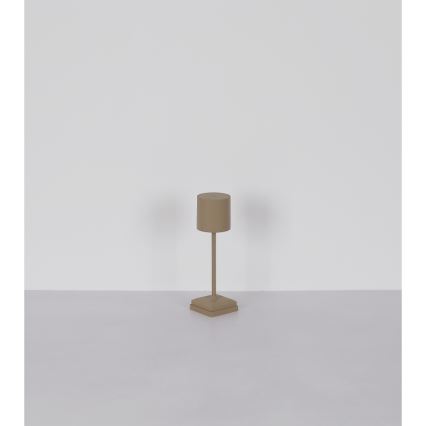 Globo - Dæmpbar berøringsbetjent genopladelig LED-bordlampe LED/1,5W/5V 2200 mAh beige