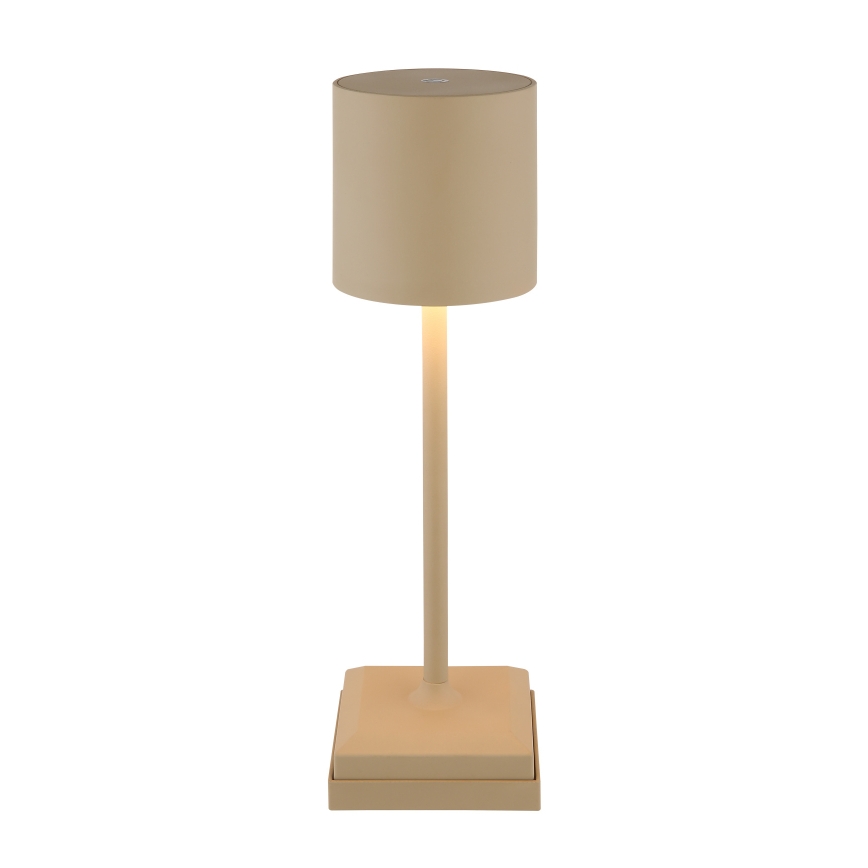 Globo - Dæmpbar berøringsbetjent genopladelig LED-bordlampe LED/1,5W/5V 2200 mAh beige