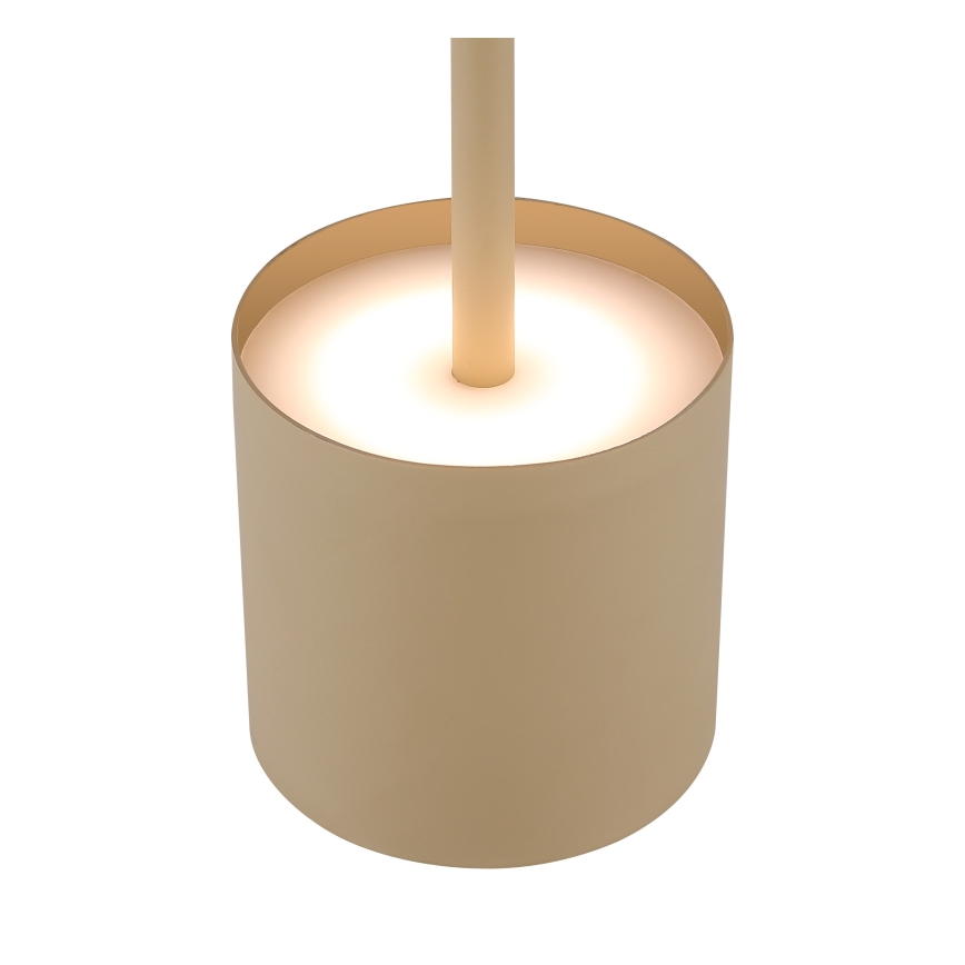 Globo - Dæmpbar berøringsbetjent genopladelig LED-bordlampe LED/1,5W/5V 2200 mAh beige