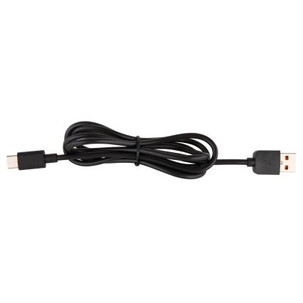 Globo - Dæmpbar LED-bordlampe til udendørs brug, berøringsbetjent og genopladelig, 3-i-1, LED/3W/5V, 3000/4000/5000K, IP54, 1800 mAh, sort