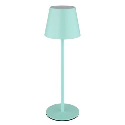 Globo - LED dæmpbar berøringsbetjent genopladelig udendørs bordlampe 3-i-1 LED/3W/5V 3000/4000/5000K IP54 1800 mAh mintgrøn