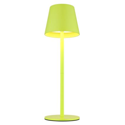 Globo - LED dæmpbar berøringsbetjent genopladelig udendørs bordlampe 3-i-1 LED/3W/5V 3000/4000/5000K IP54 1800 mAh grøn