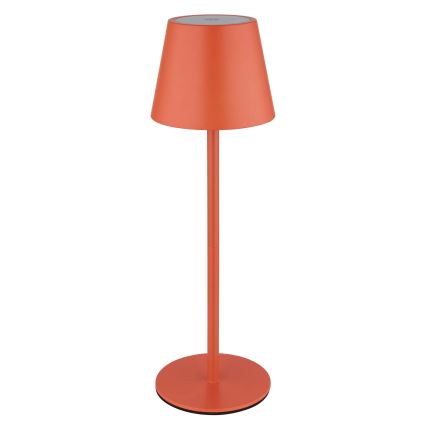 Globo - Dæmpbar, berøringsbetjent, genopladelig udendørs bordlampe 3 i 1 LED/3W/5V 3000/4000/5000K IP54 1800 mAh rød