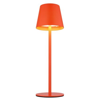 Globo - Dæmpbar, berøringsbetjent, genopladelig udendørs bordlampe 3 i 1 LED/3W/5V 3000/4000/5000K IP54 1800 mAh rød
