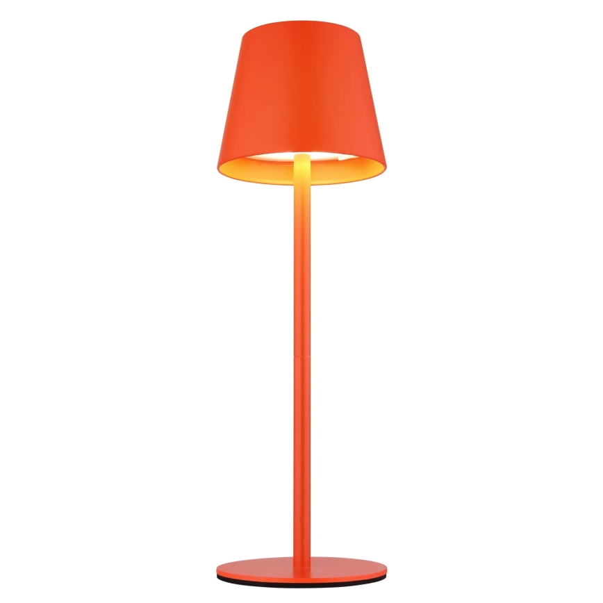 Globo - Dæmpbar, berøringsbetjent, genopladelig udendørs bordlampe 3 i 1 LED/3W/5V 3000/4000/5000K IP54 1800 mAh rød