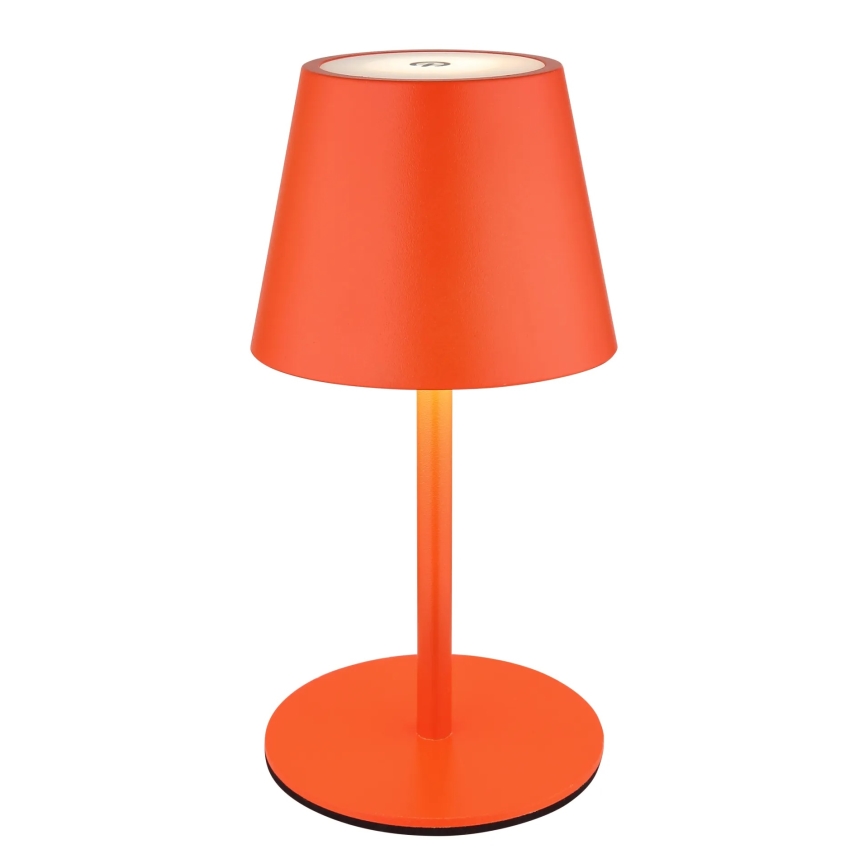 Globo - Dæmpbar, berøringsbetjent, genopladelig udendørs bordlampe 3 i 1 LED/3W/5V 3000/4000/5000K IP54 1800 mAh rød