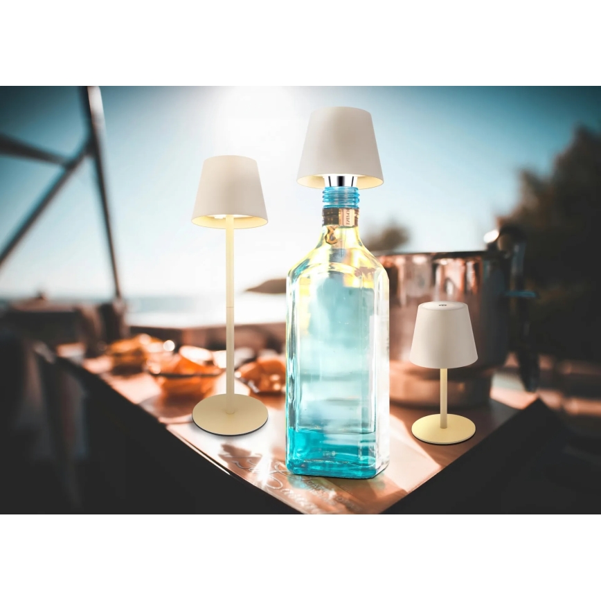 Globo - LED dæmpbar berøringsbetjent opladelig udendørs bordlampe LED/3W/5V 3000/4000/5000K IP54 1800 mAh