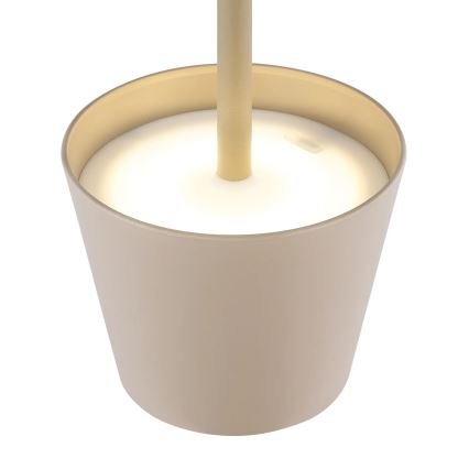 Globo - LED dæmpbar berøringsbetjent genopladelig udendørs bordlampe 3-i-1 LED/3W/5V 3000/4000/5000K IP54 1800 mAh