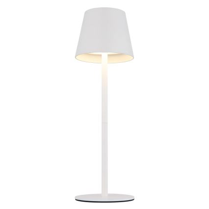 Globo - Dæmpbar, berøringsbetjent, genopladelig udendørs bordlampe 3-i-1 LED/3W/5V 3000/4000/5000K IP54 1800 mAh hvid