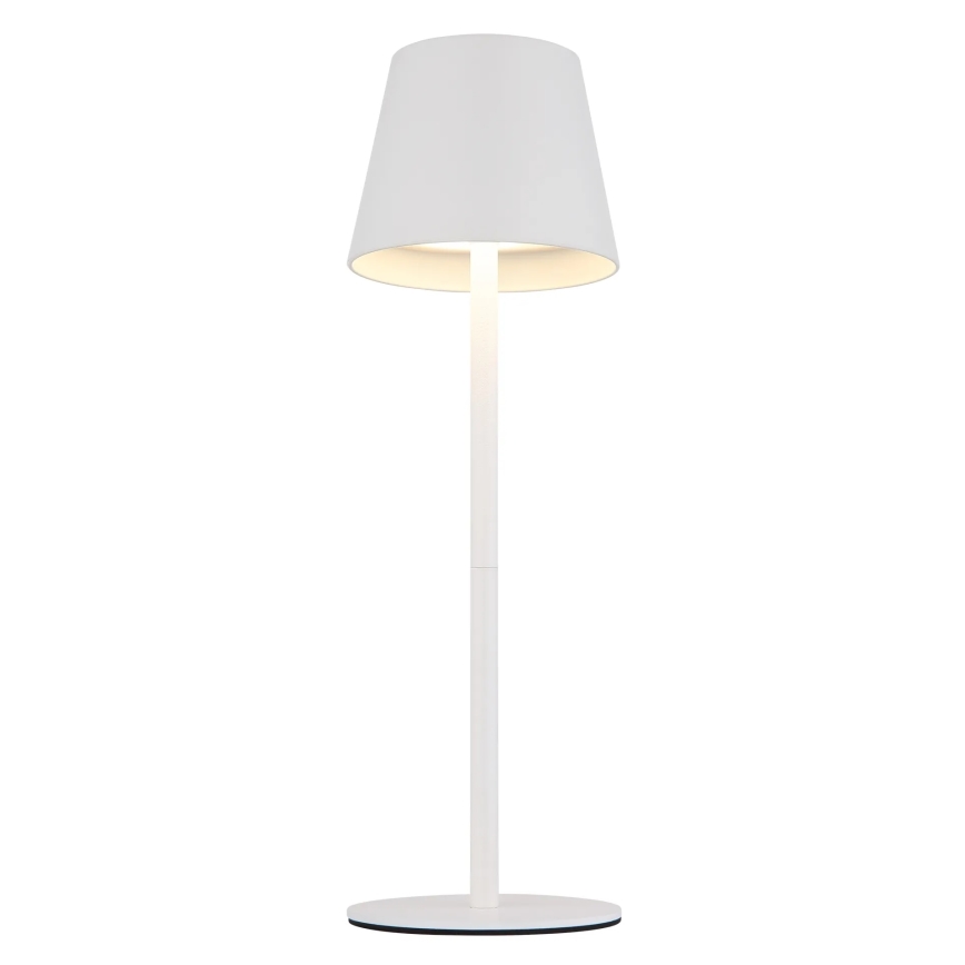 Globo - Dæmpbar, berøringsbetjent, genopladelig udendørs bordlampe 3-i-1 LED/3W/5V 3000/4000/5000K IP54 1800 mAh hvid