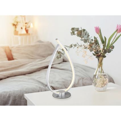 Globo - LED bordlampe LED/6W/230V sølv