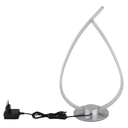 Globo - LED bordlampe LED/6W/230V sølv