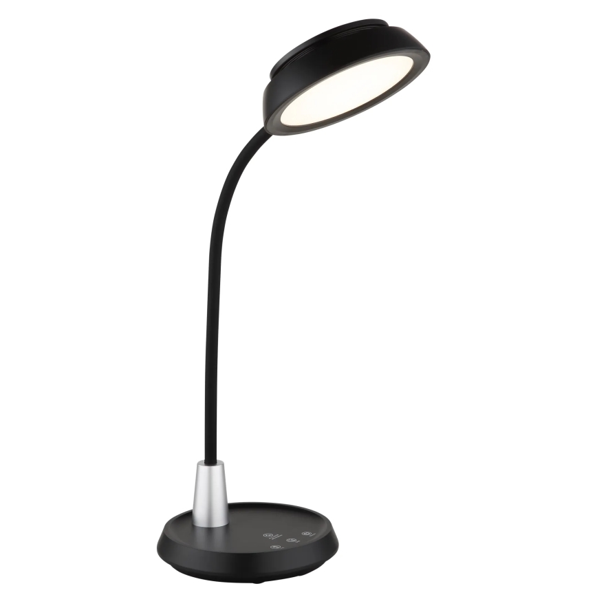 Globo - LED Dæmpbar berøringsbetjent bordlampe LED/12W/230V 3000/4000/6500K sort