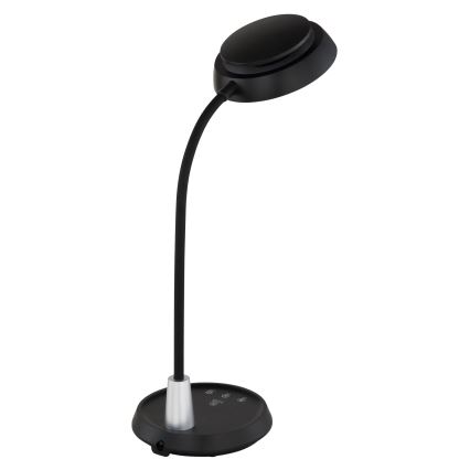 Globo - LED Dæmpbar berøringsbetjent bordlampe LED/12W/230V 3000/4000/6500K sort
