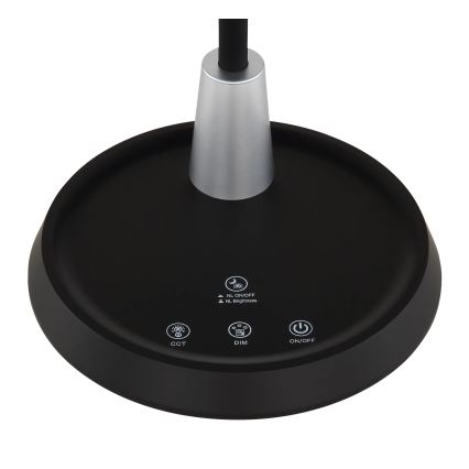 Globo - LED Dæmpbar berøringsbetjent bordlampe LED/12W/230V 3000/4000/6500K sort