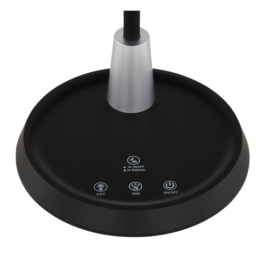 Globo - LED Dæmpbar berøringsbetjent bordlampe LED/12W/230V 3000/4000/6500K sort