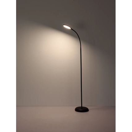 Globo - Dæmpbar LED-gulvlampe med berøringsstyring LED/8W/230V 2700K/4000K/6500K sort