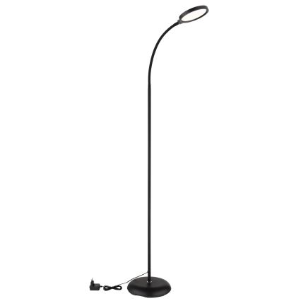 Globo - Dæmpbar LED-gulvlampe med berøringsstyring LED/8W/230V 2700K/4000K/6500K sort