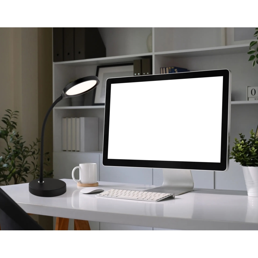 Globo - Dæmpbar touch-bordlampe LED/8W/230V 2700K/4000K/6500K sort