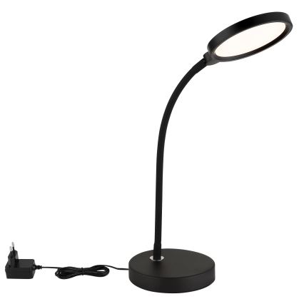 Globo - Dæmpbar touch-bordlampe LED/8W/230V 2700K/4000K/6500K sort