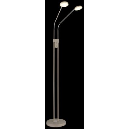 Globo - Dæmpbar LED-gulvlampe 2xLED/6,5W/230V 2700/3350/4000K beige