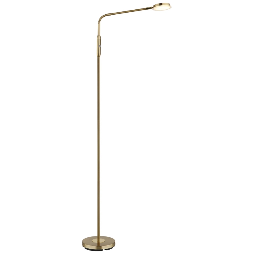 Globo - LED-dæmpbar berøringsbetjent gulvlampe LED/6,5W/230V 2700/3350/4000K messing