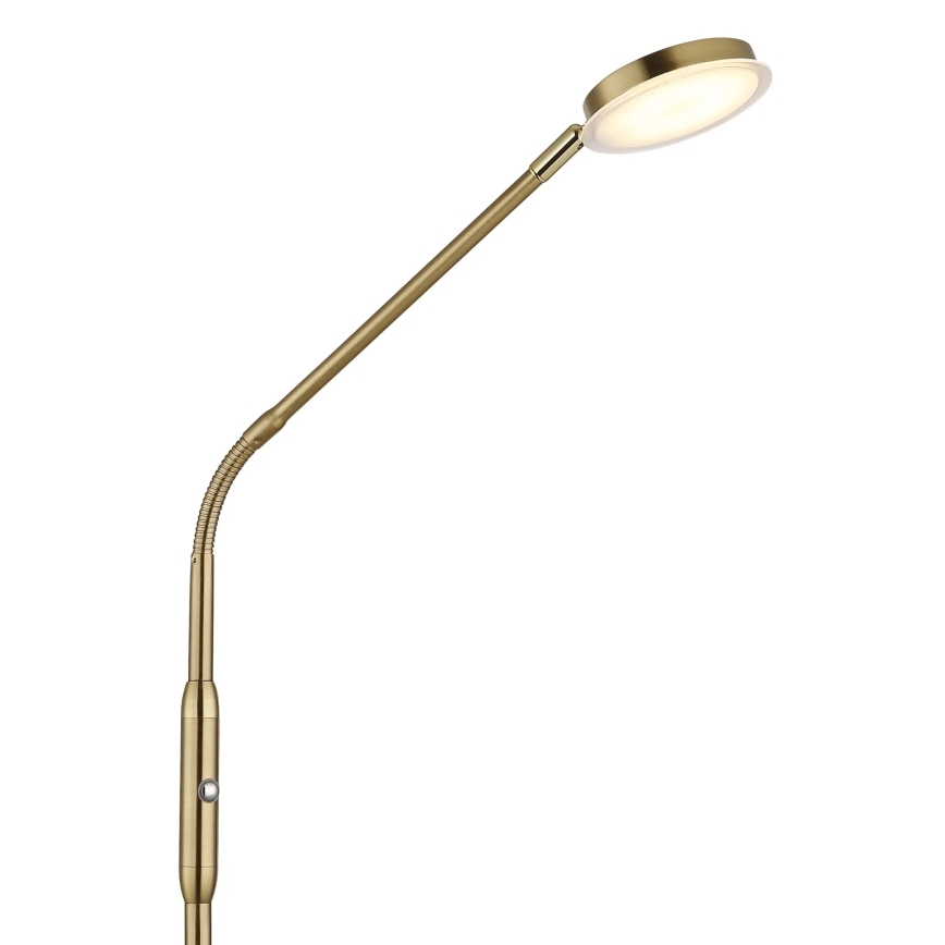 Globo - LED-dæmpbar berøringsbetjent gulvlampe LED/6,5W/230V 2700/3350/4000K messing