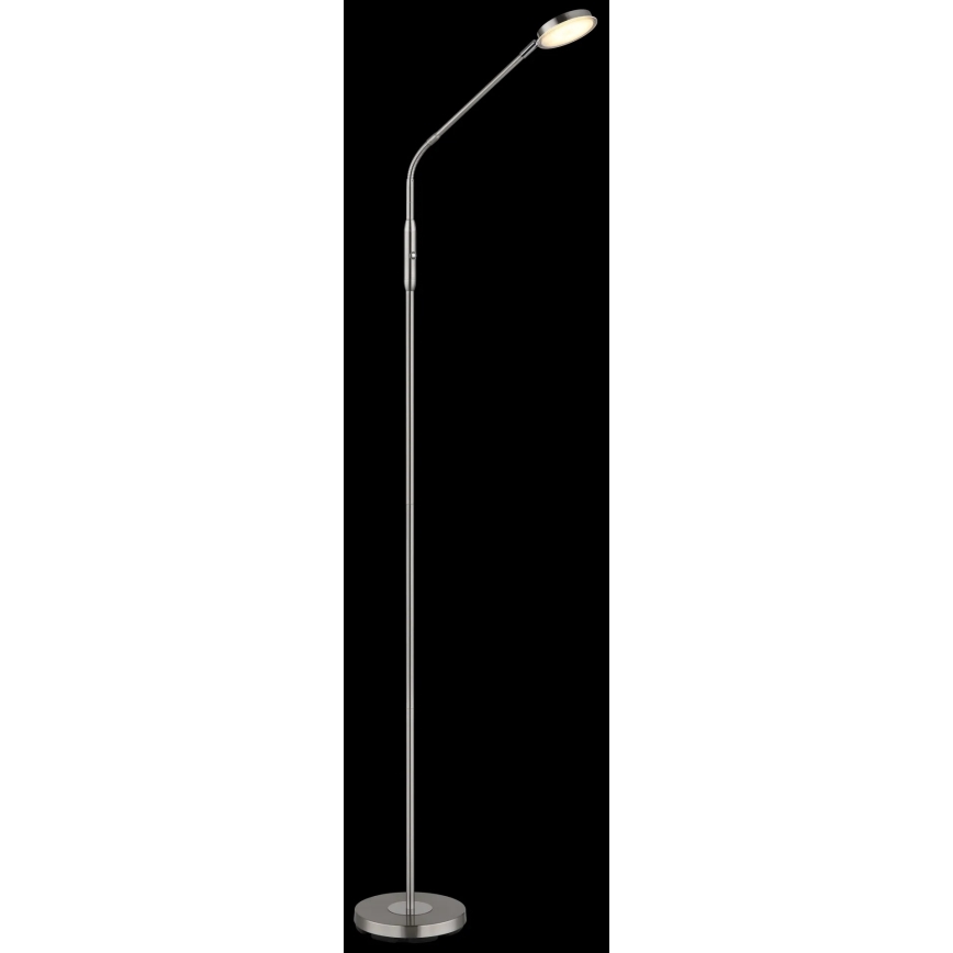 Globo - LED dæmpbar berøringsstyret gulvlampe LED/6,5W/230V 2700/3350/4000K mat krom