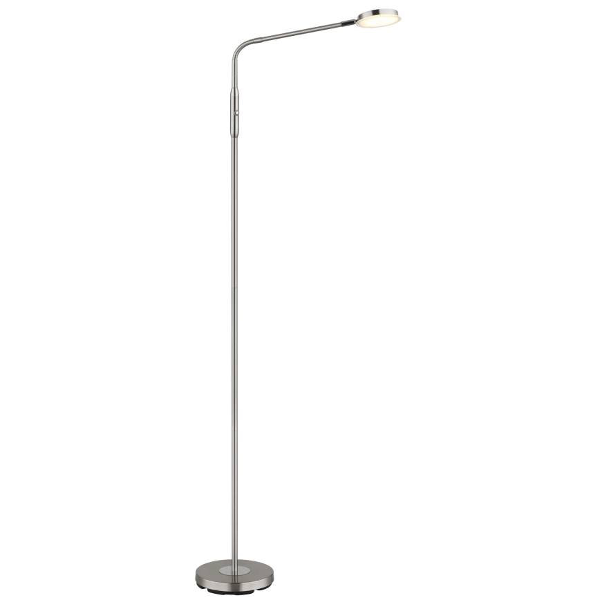 Globo - LED dæmpbar berøringsstyret gulvlampe LED/6,5W/230V 2700/3350/4000K mat krom