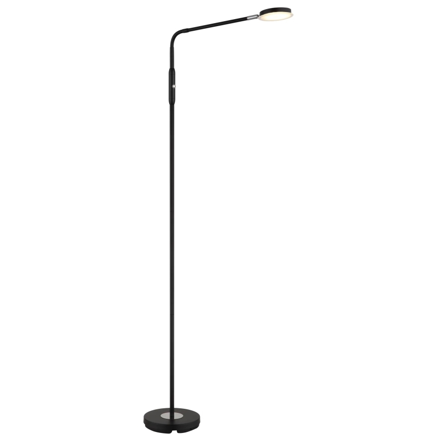Globo - LED-dæmpbar berøringsbetjent gulvlampe LED/6,5W/230V 2700/3350/4000K sort