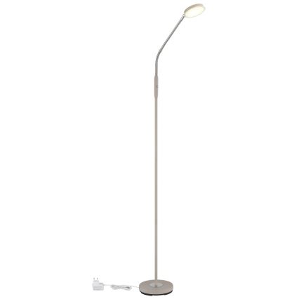 Globo - LED Dæmpbar gulvlampe med berøringsbetjening LED/6,5W/230V 2700/3350/4000K beige