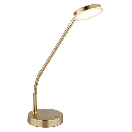 Globo - LED dæmpbar berøringsbetjent bordlampe LED/6,5W/230V 2700/3350/4000K messing