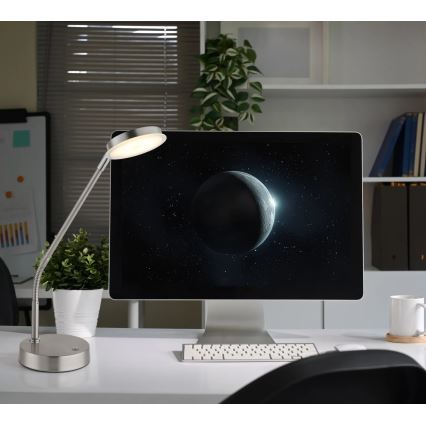 Globo - LED Dæmpbar berøringsbetjent bordlampe LED/6,5W/230V 2700/3350/4000K mat krom