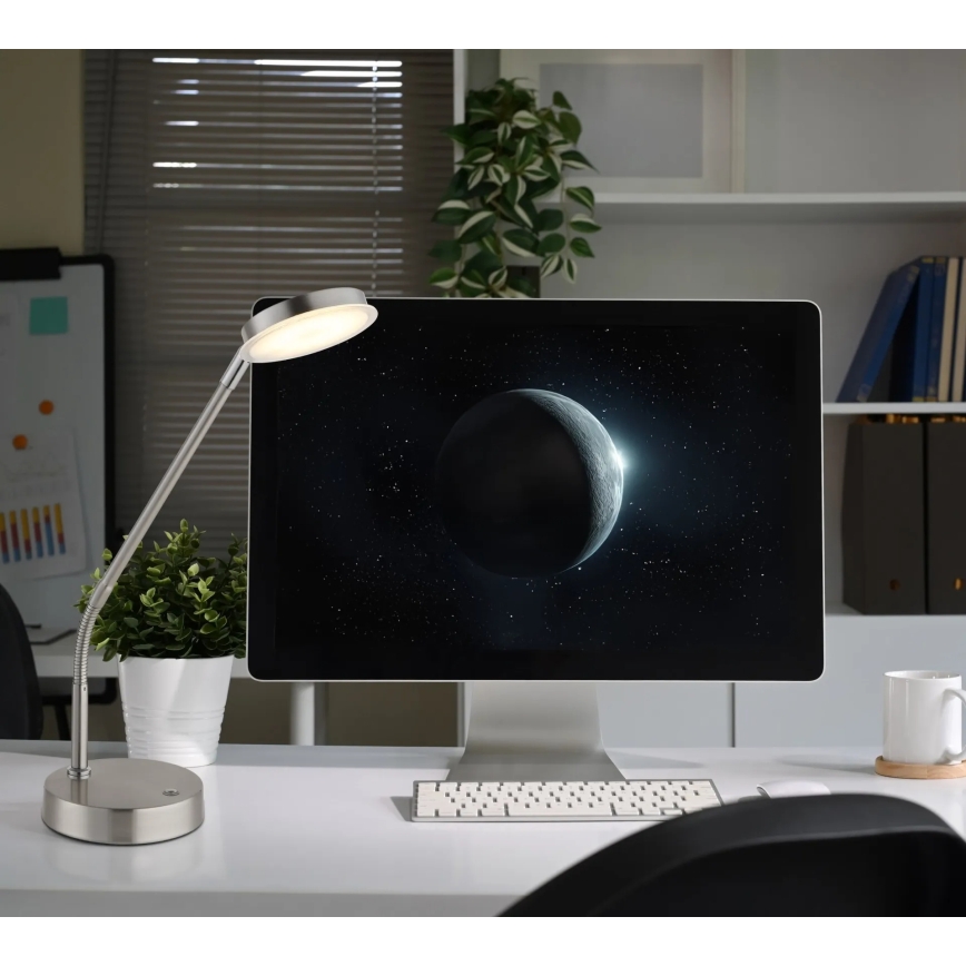 Globo - LED Dæmpbar berøringsbetjent bordlampe LED/6,5W/230V 2700/3350/4000K mat krom