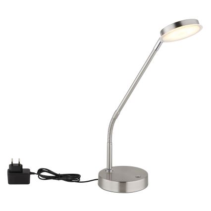 Globo - LED Dæmpbar berøringsbetjent bordlampe LED/6,5W/230V 2700/3350/4000K mat krom