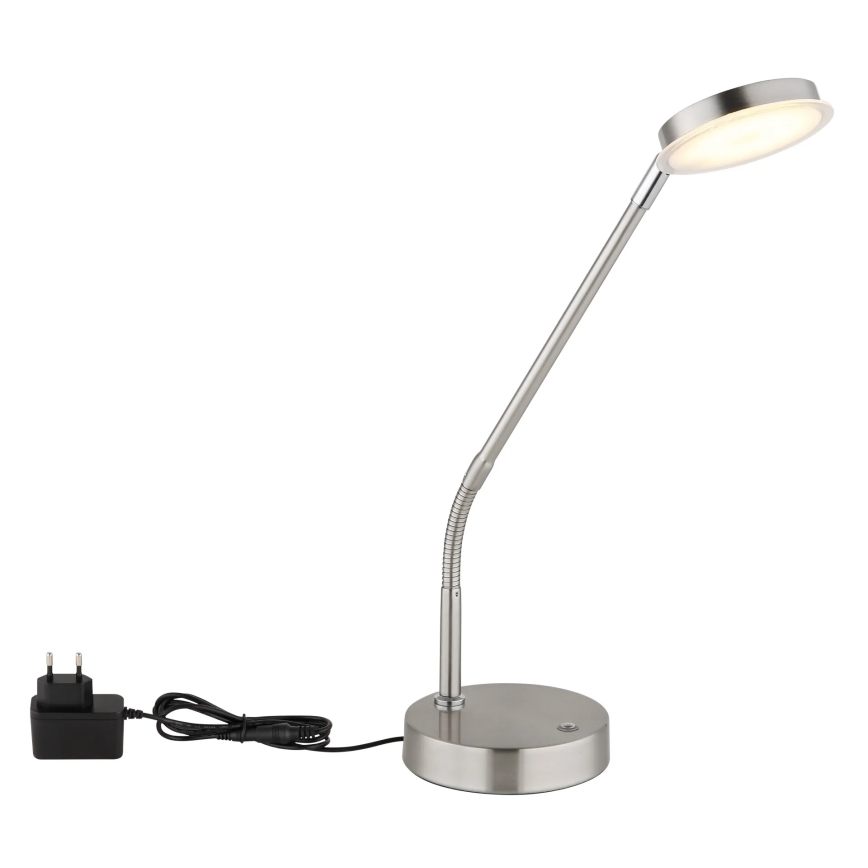 Globo - LED Dæmpbar berøringsbetjent bordlampe LED/6,5W/230V 2700/3350/4000K mat krom
